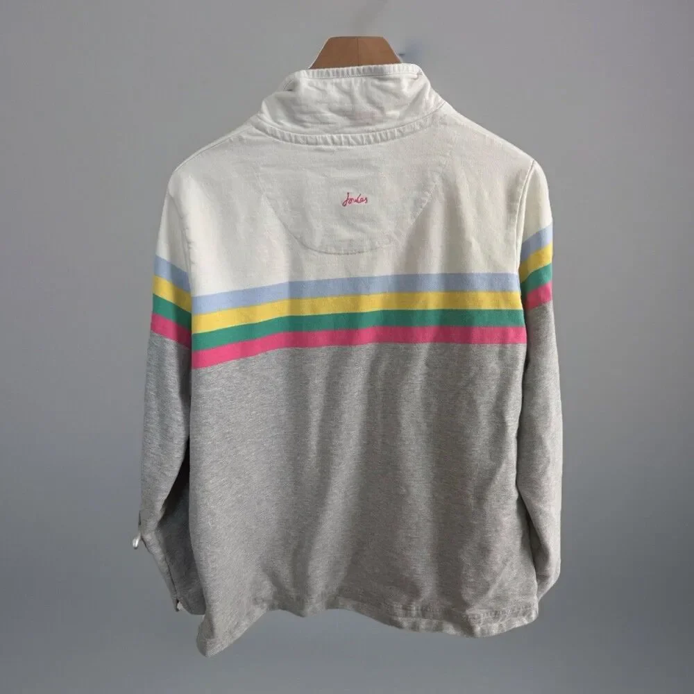 Joules Women's Large Nautical Coastal Sweatshirt Pullover Beach Activewear - Picture 12 of 13